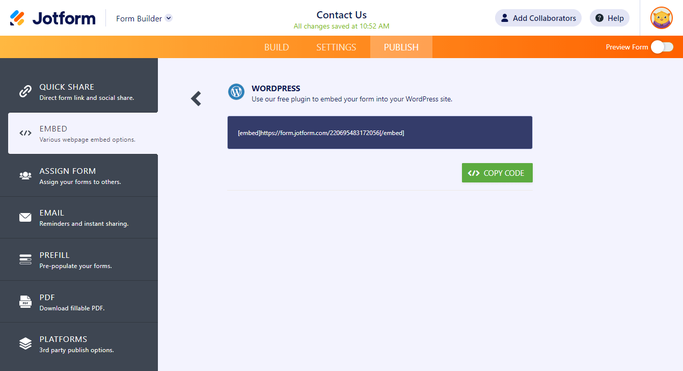 jotform-wordpress-embed