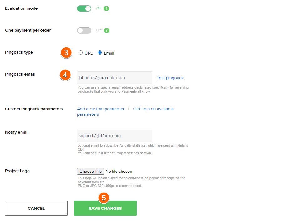 Cómo integrar Paymentwall con Jotform? Imagen-2