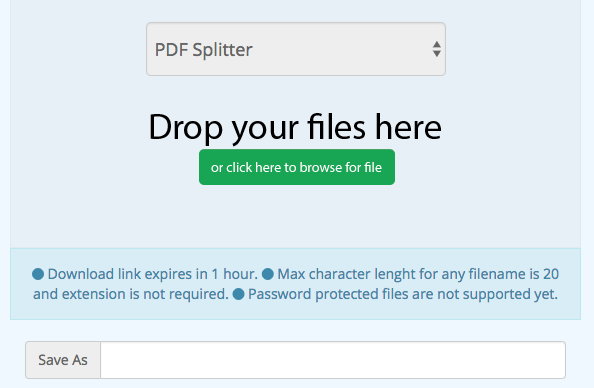 PDF Splitter Chrome Extension