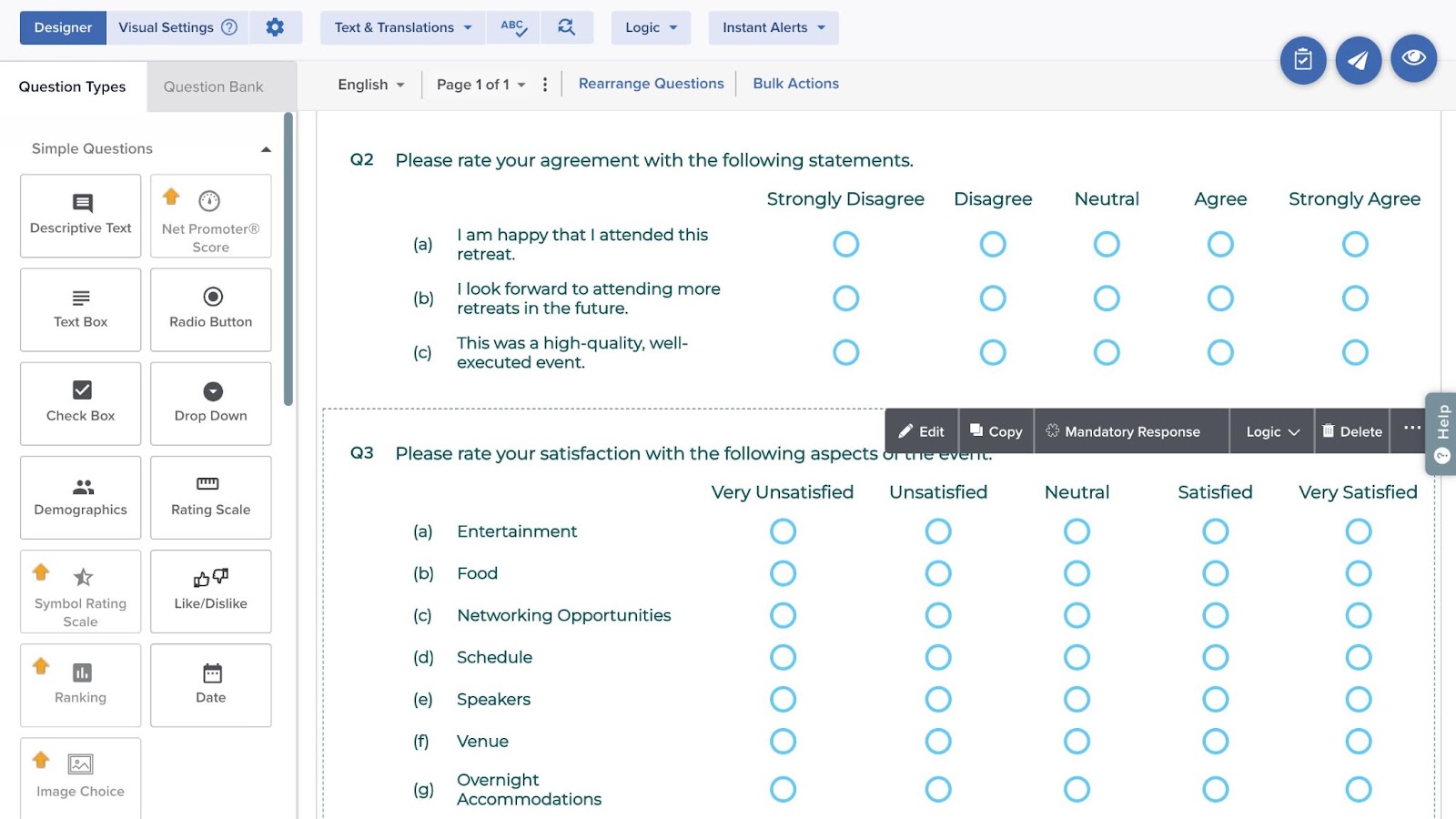 user interface of sogolytics