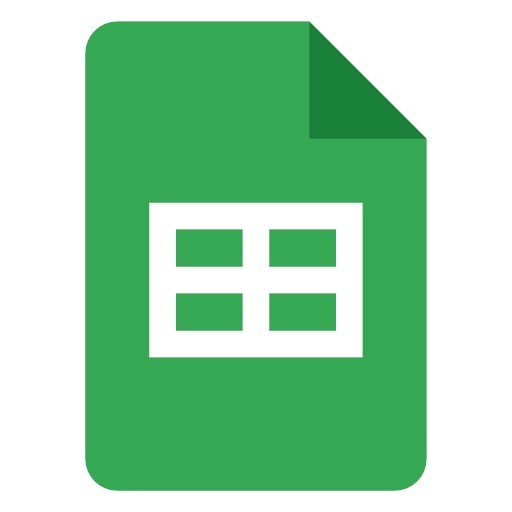 Google Sheetsのブランドロゴ