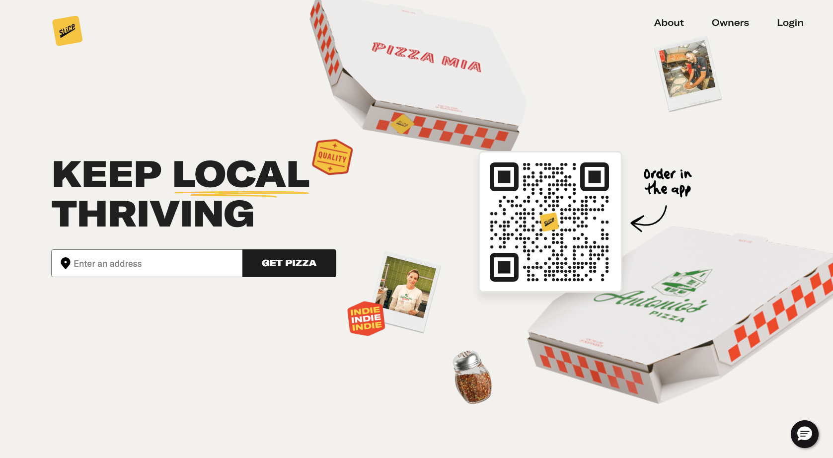 Slice Landing Page