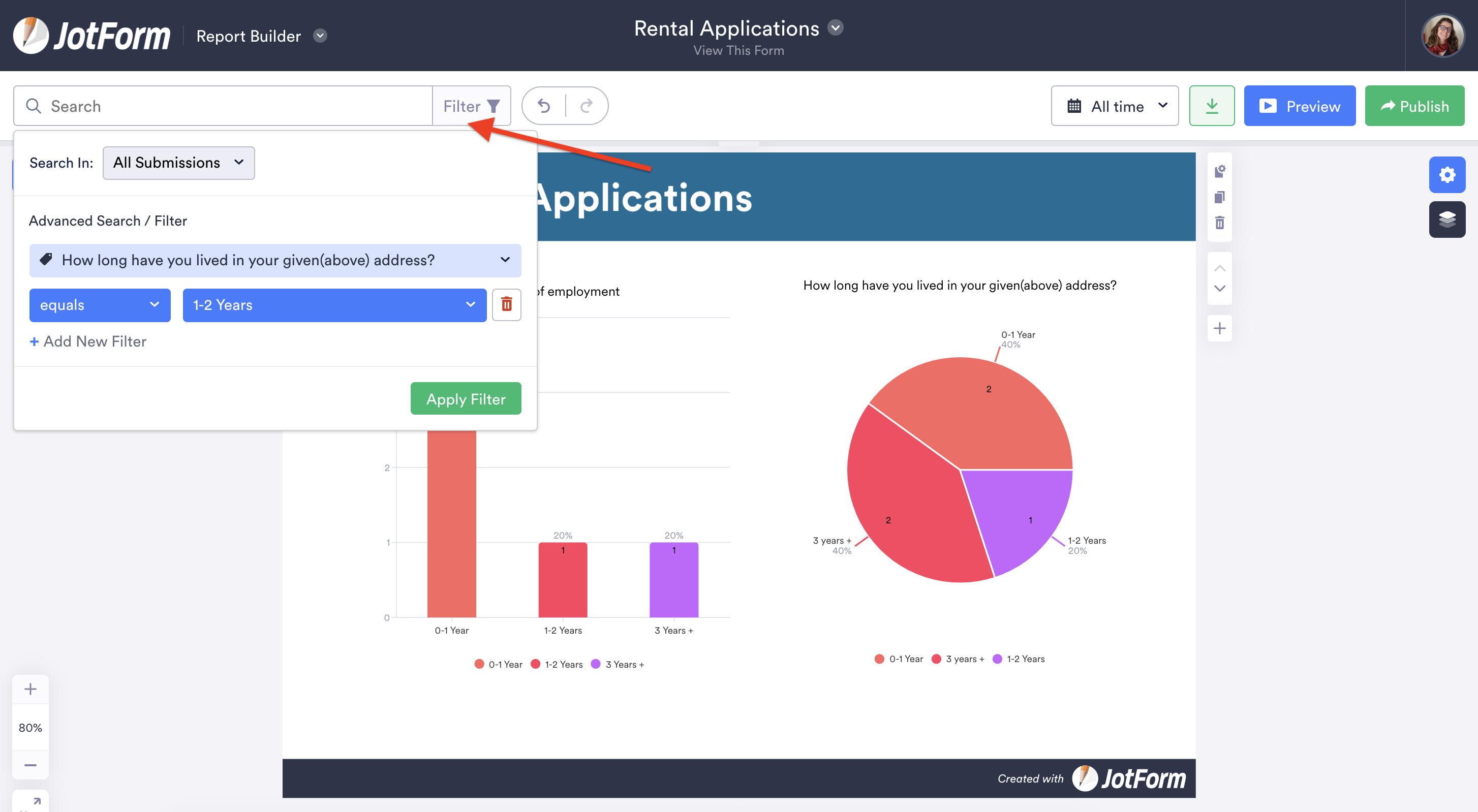 How to present results and gain support with Jotform Report Builder Image-6