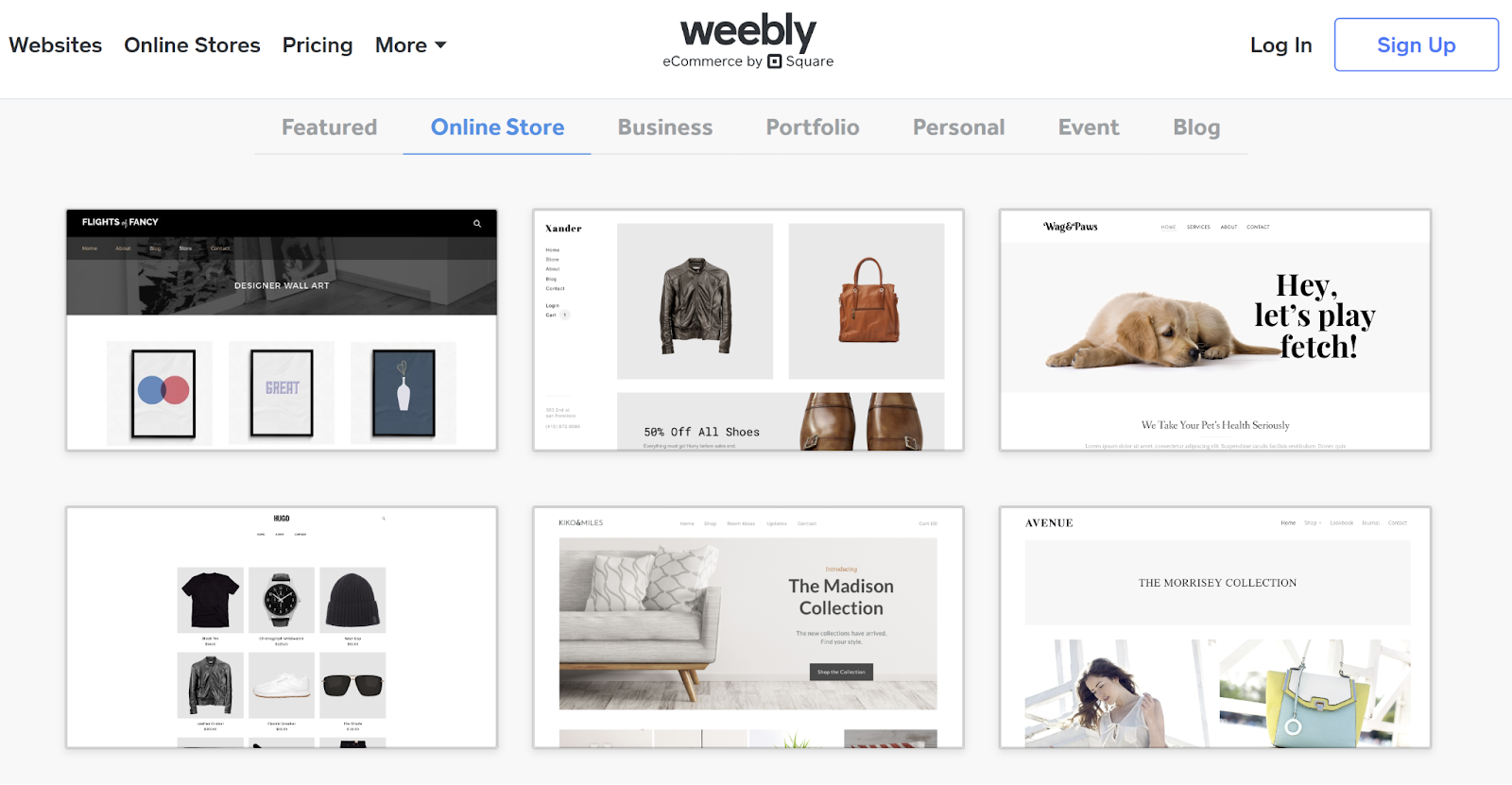 Weebly Templates