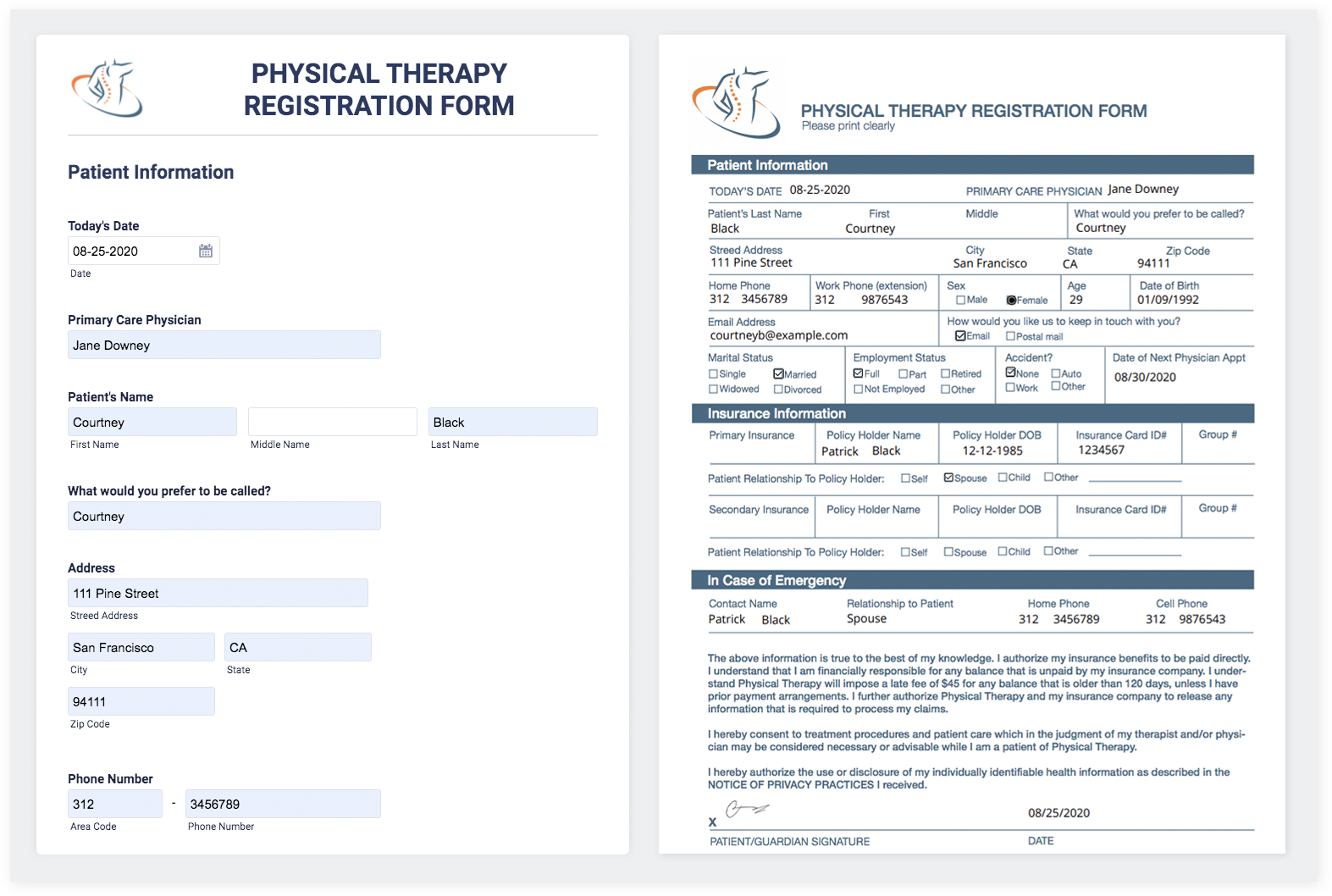 Viewing Responses of a Smart PDF Form