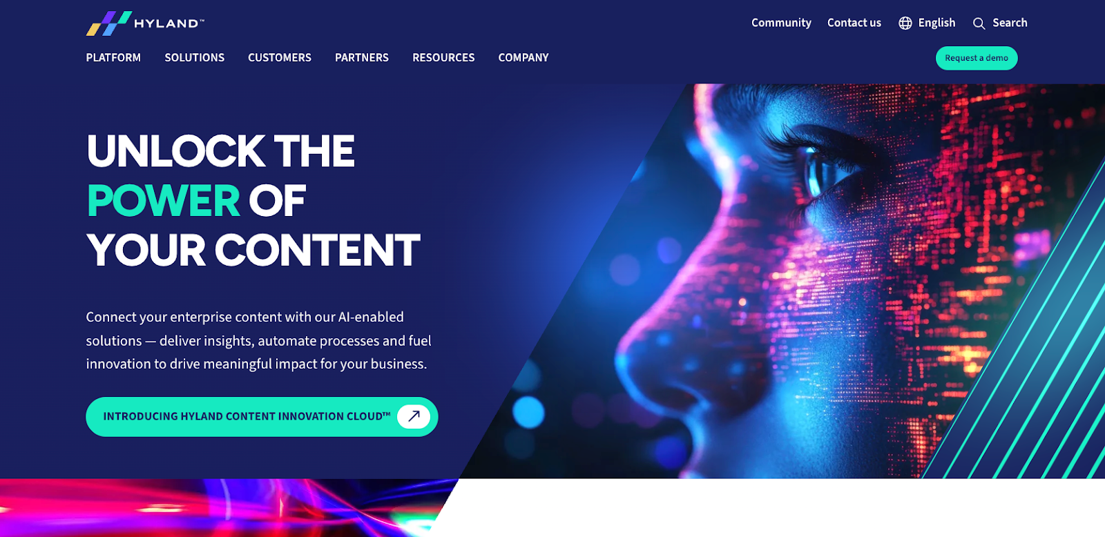 Hyland Landing Page