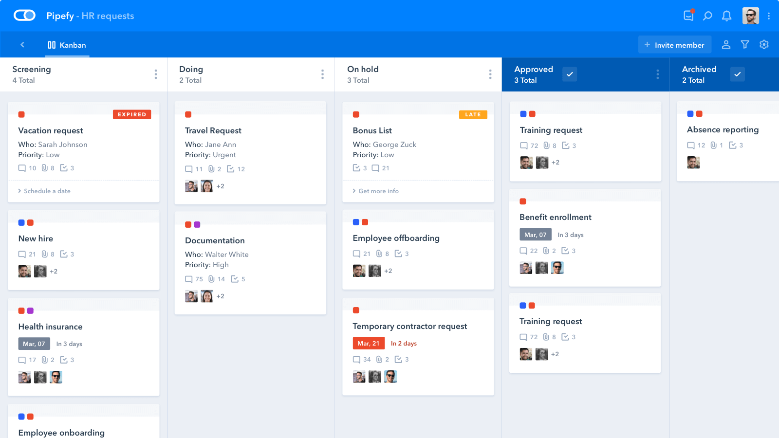 Pipefy Task Management