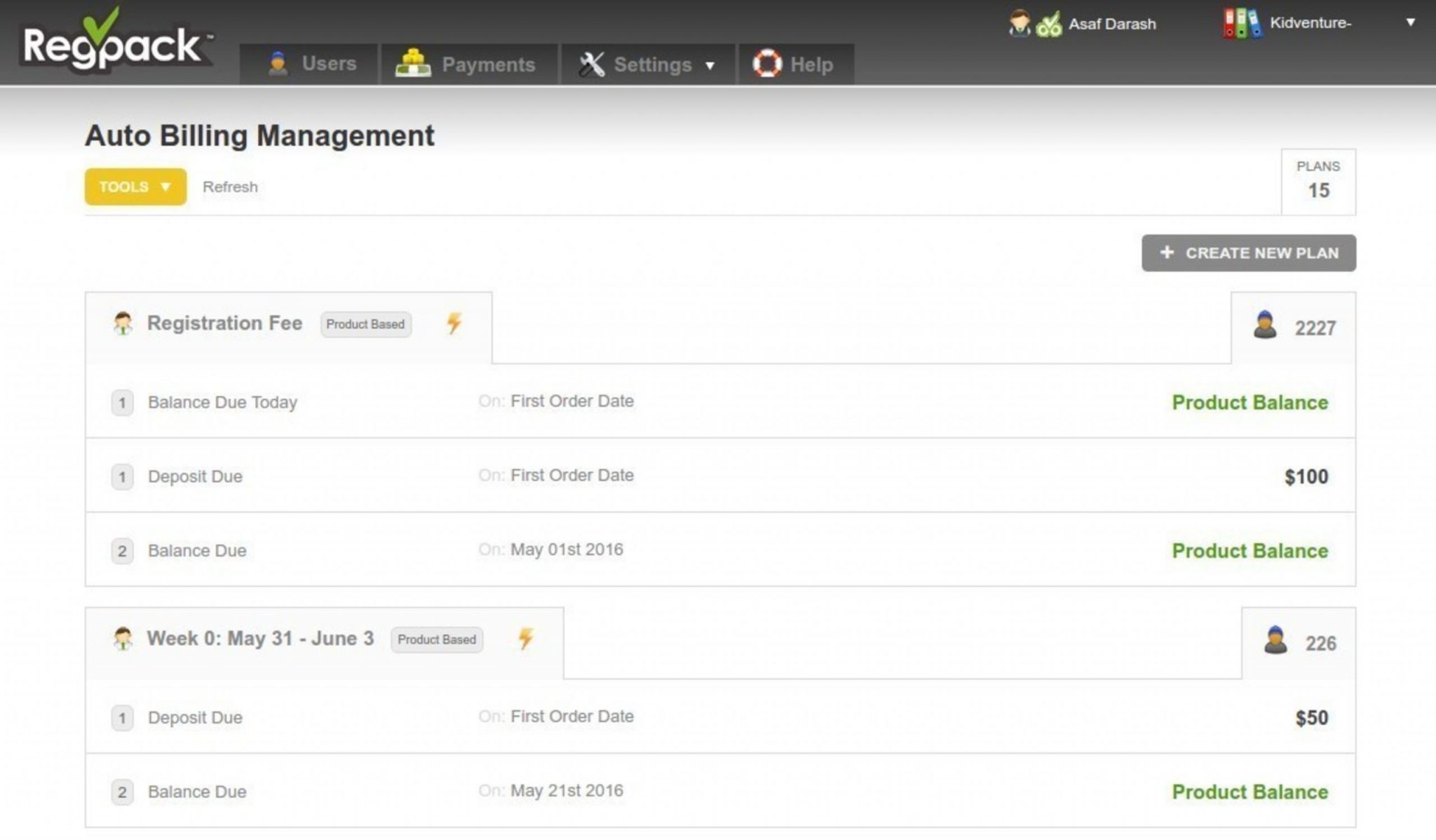 Regpack Administrator Tools