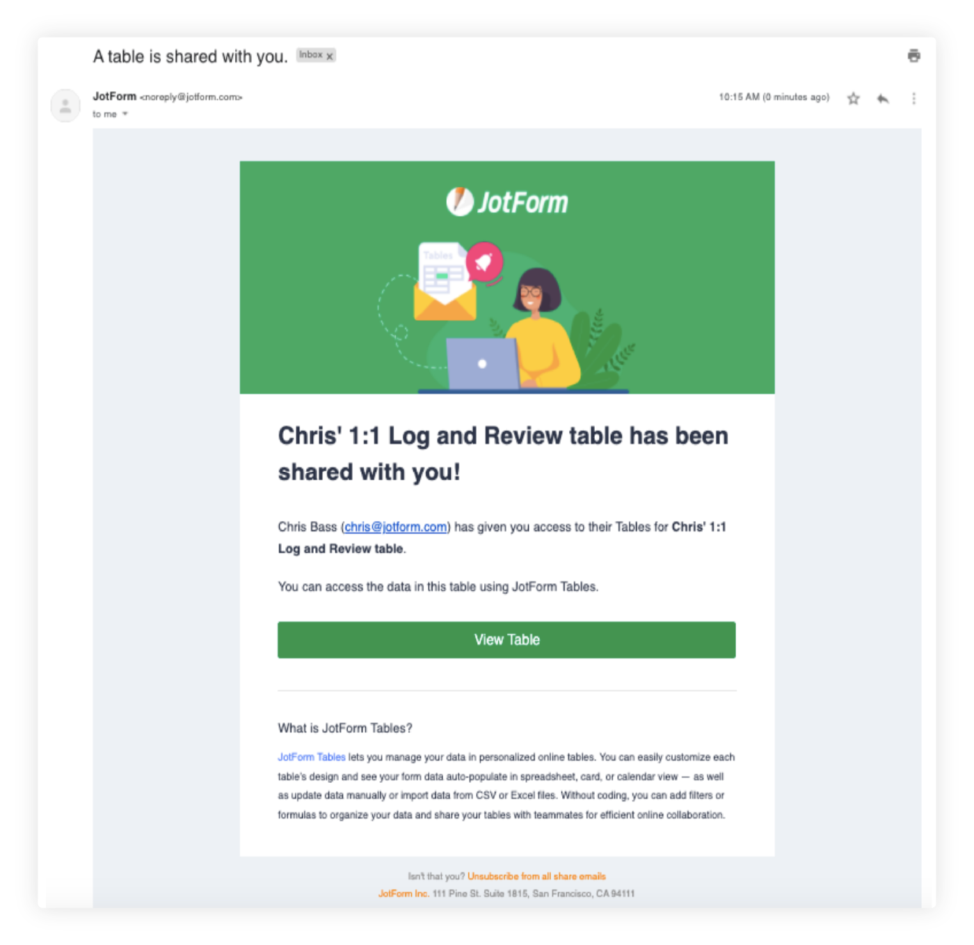 The benefits of Jotform Tables Image-5