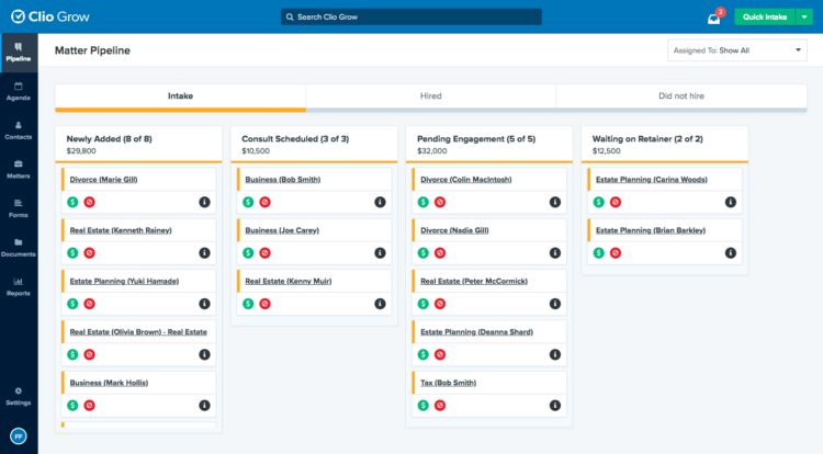 Clio Grow Workflow