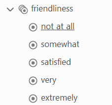 Group of Radio Buttons