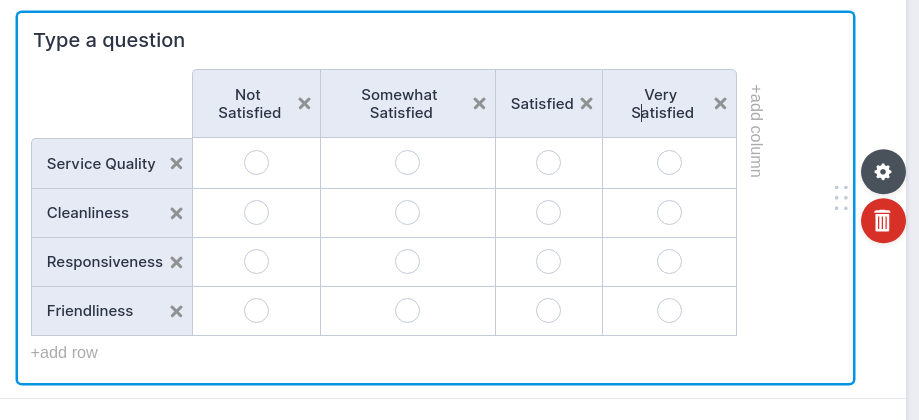 Input Table in Jotform Form Builder