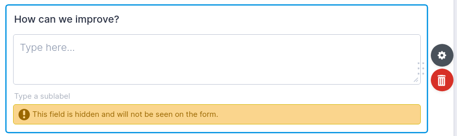 Long Text Form Element in Jotform Form Builder
