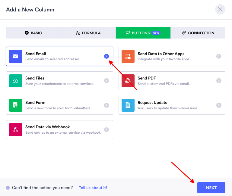 Announcing Jotform Tables Action Buttons Image-3