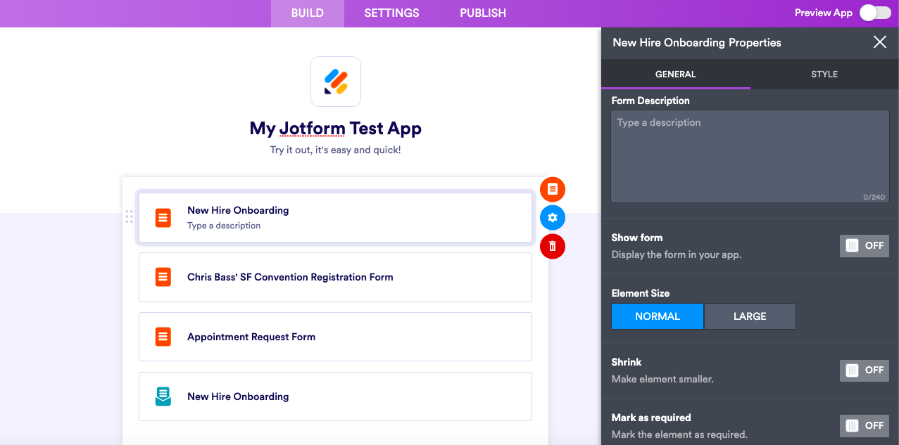 How to create your own no-code app in Jotform Image-8