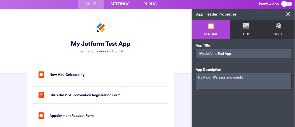 How to create your own no-code app in Jotform Image-9