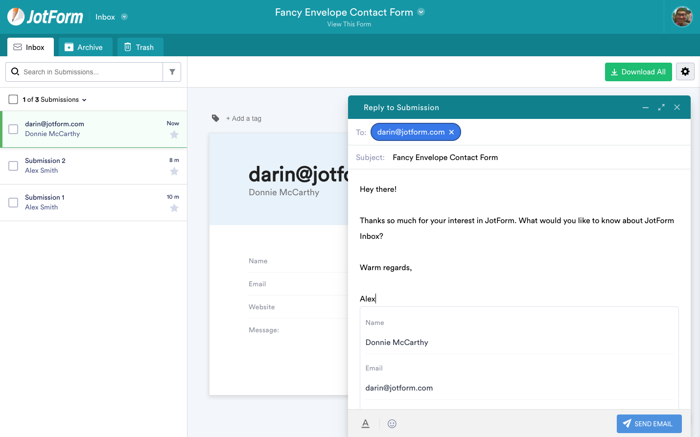 How to collaborate and communicate using Jotform Inbox Image-4
