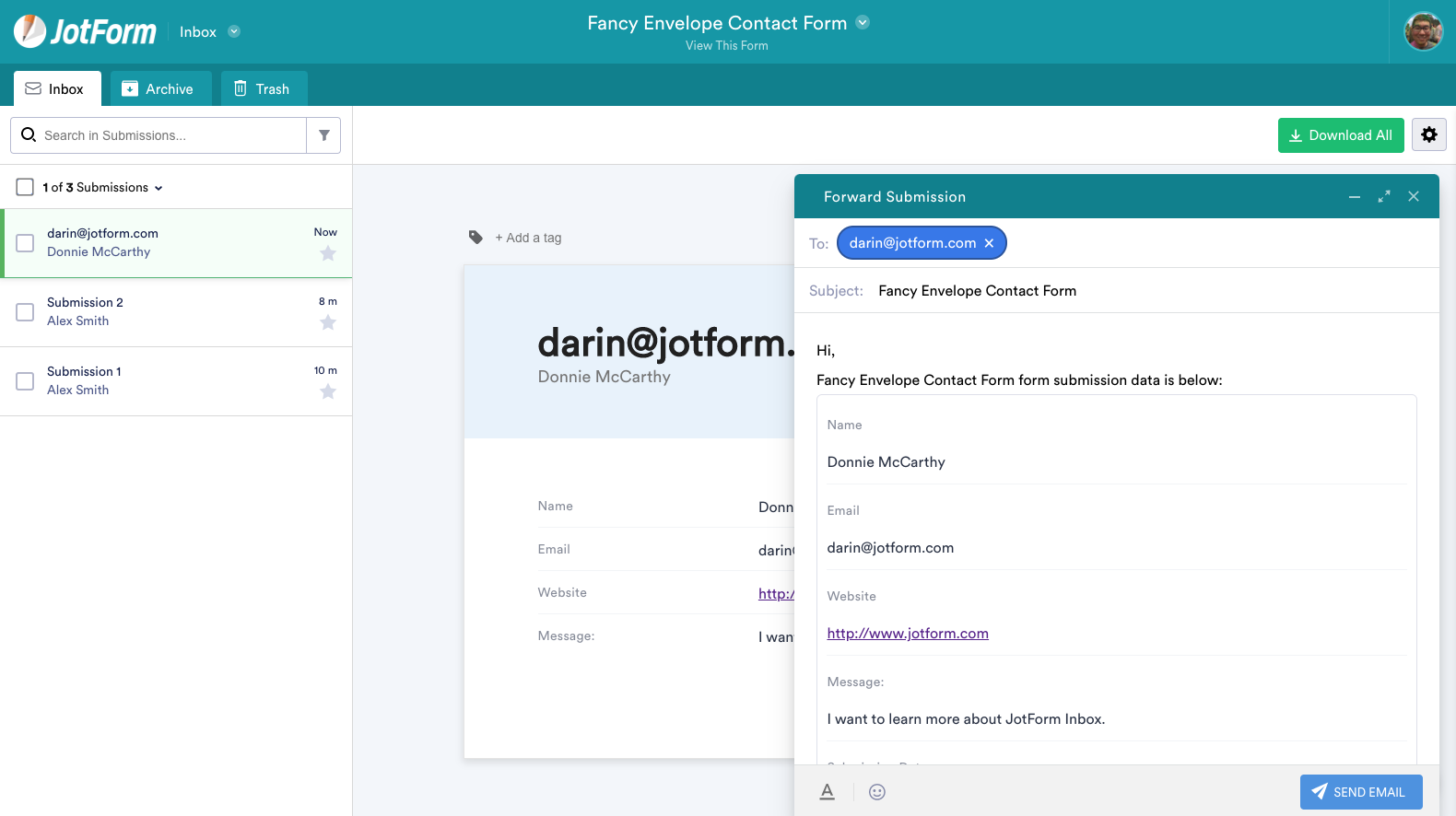 How to collaborate and communicate using Jotform Inbox Image-7