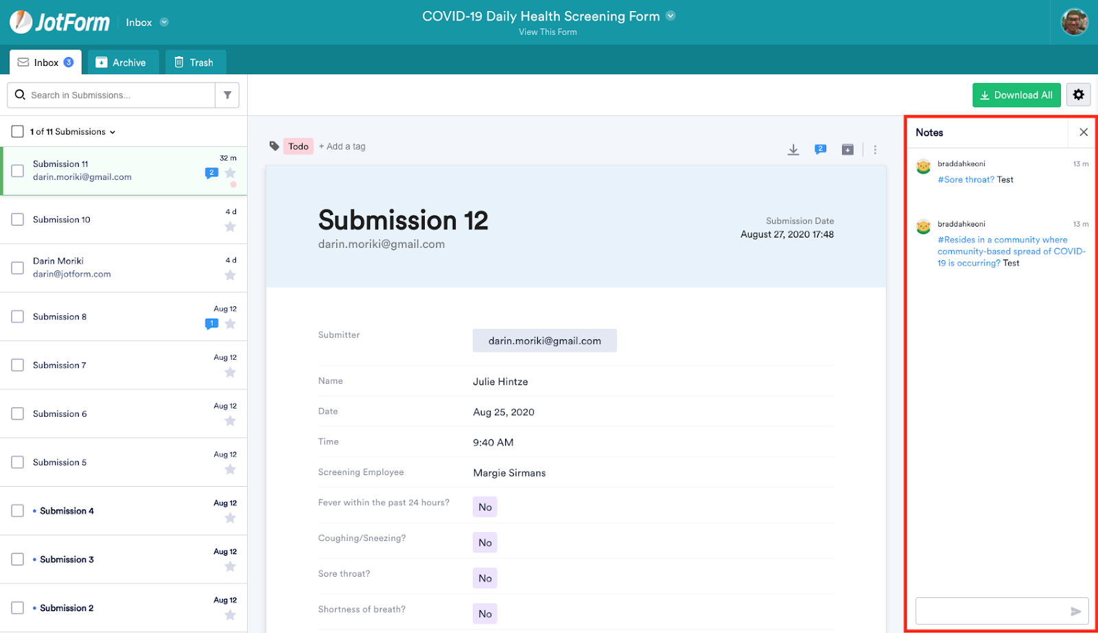 How to collaborate and communicate using Jotform Inbox Image-15