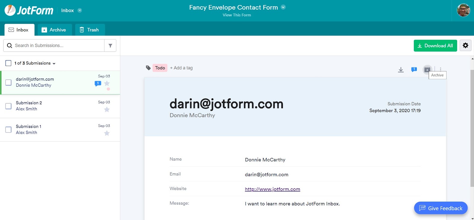 How to collaborate and communicate using Jotform Inbox Image-11