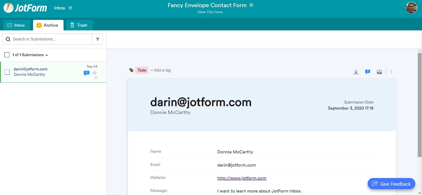 How to collaborate and communicate using Jotform Inbox Image-12