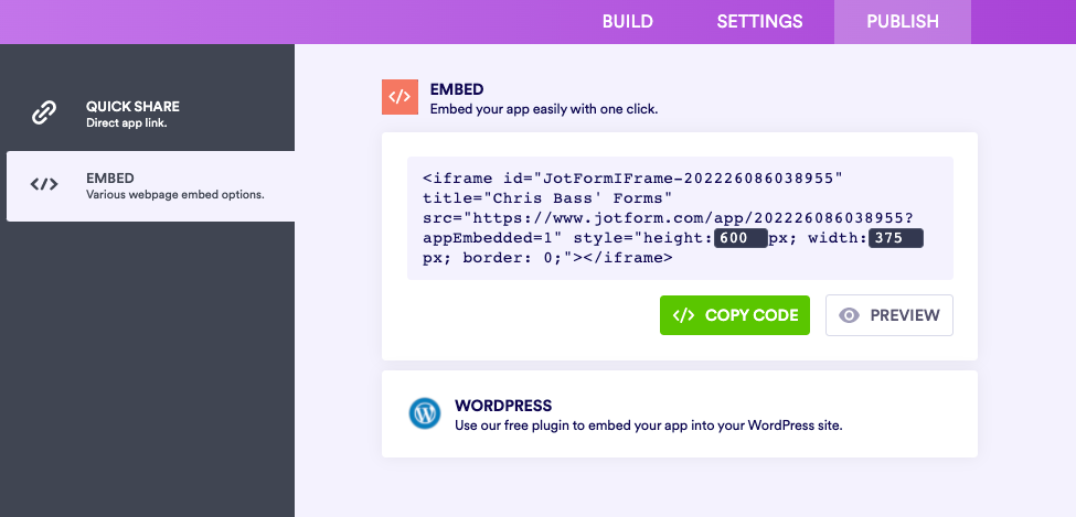 How to create your own no-code app in Jotform Image-33