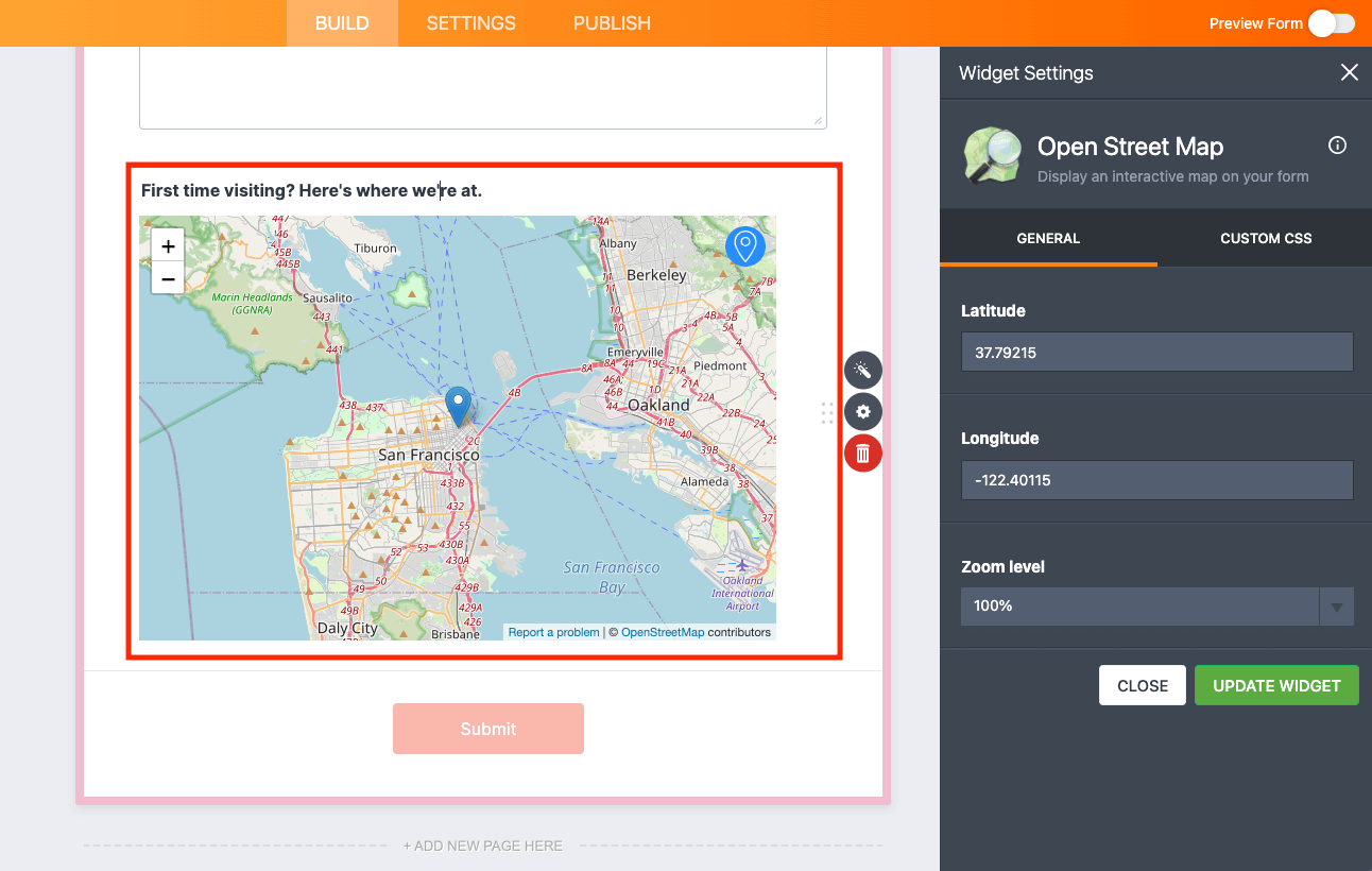 3 new widgets: WhatsApp, OpenStreetMap & Image Gallery Image-7