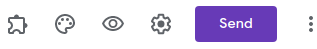 google forms button
