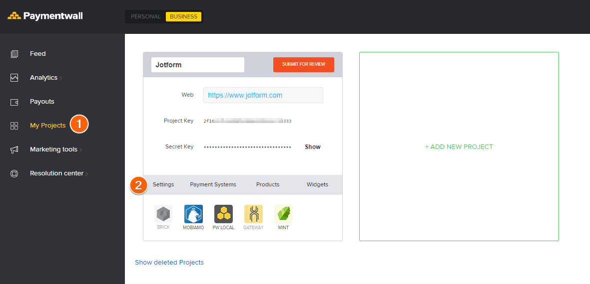 Cómo integrar Paymentwall con Jotform? Imagen-1
