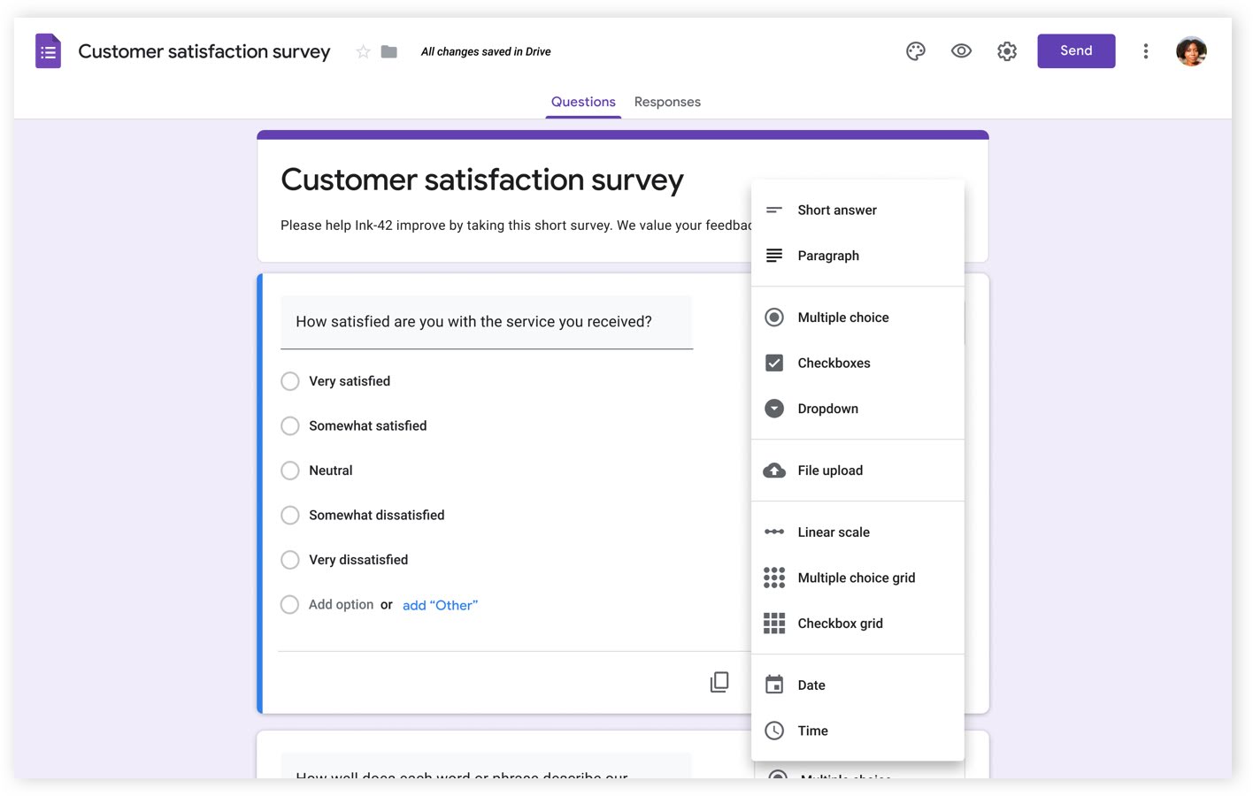 Google Forms Edit