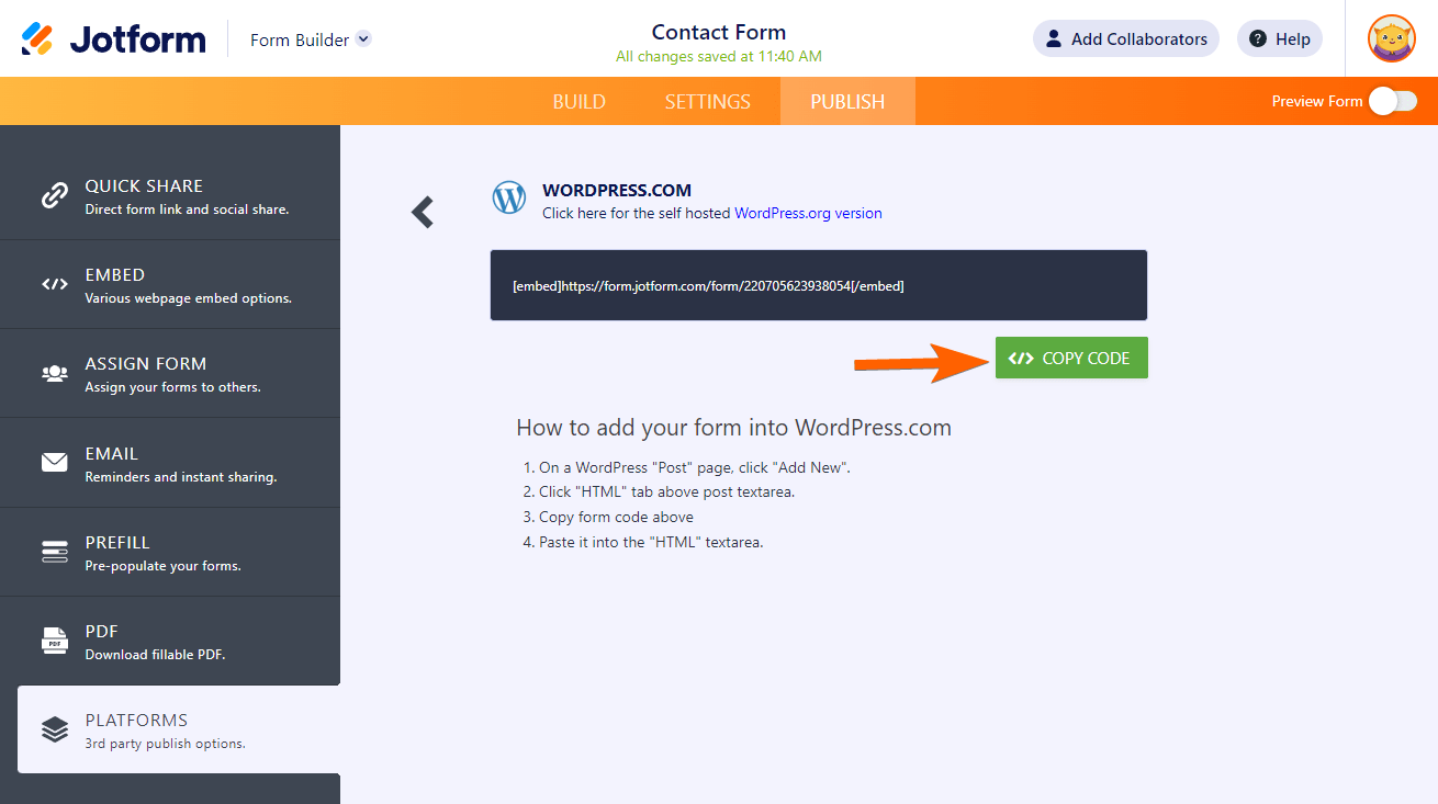 jotform-platform-embed-wordpress-com-copy-code-button