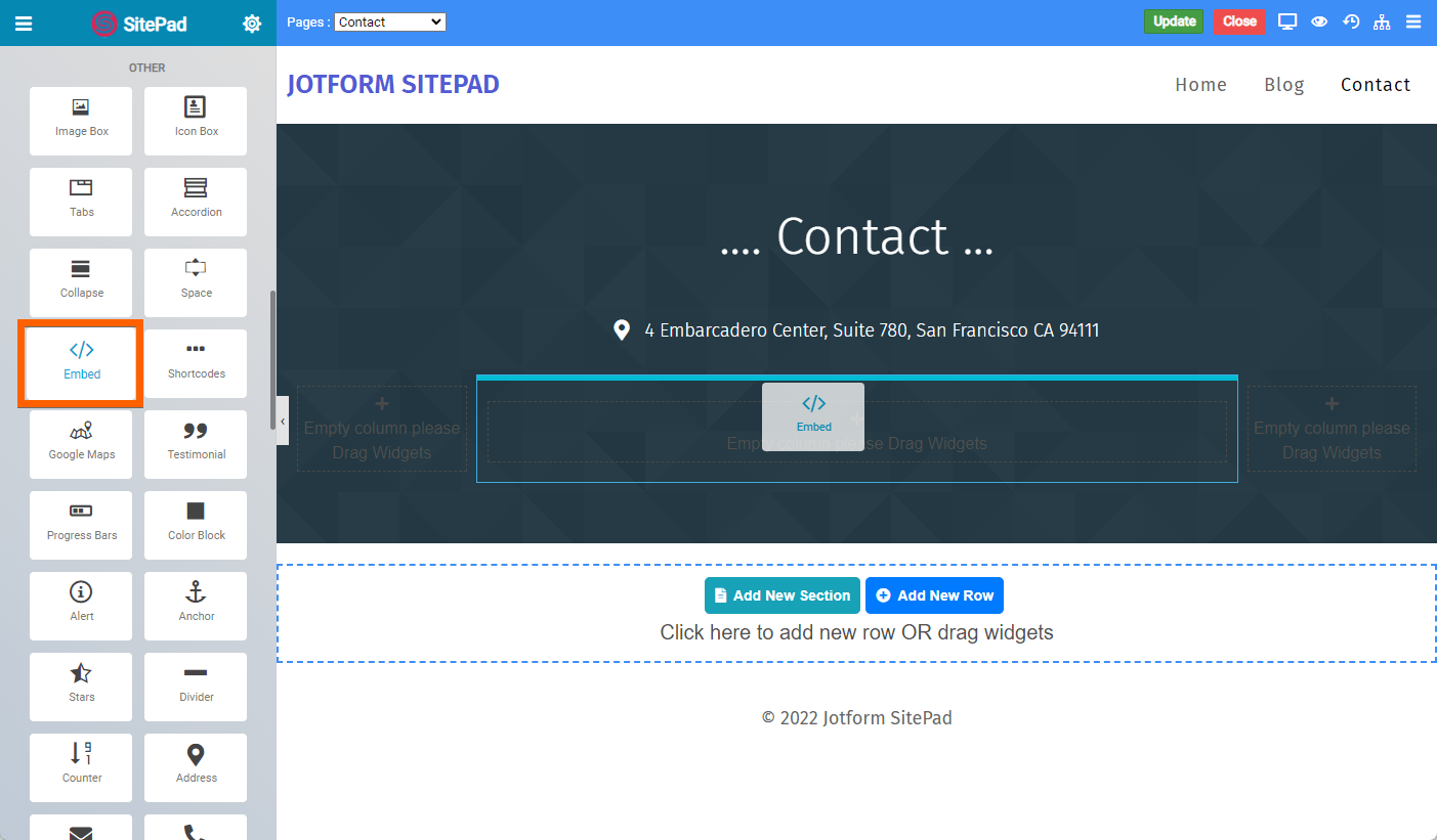 How to Add a Contact Form in SitePad Image-3