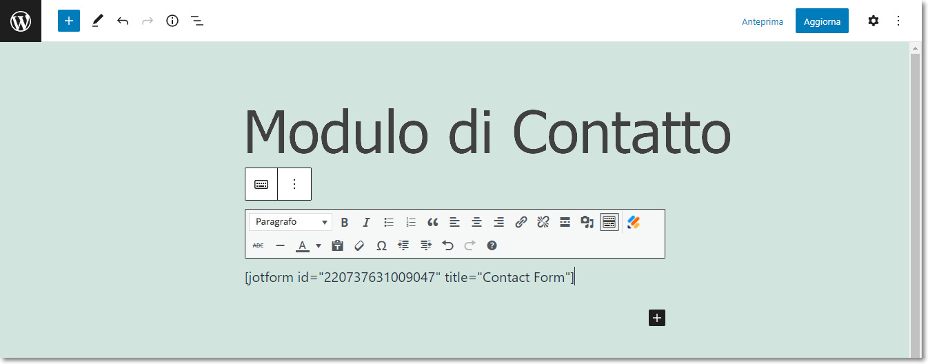 Come Incorporare i Tuoi Moduli in WordPress Image-5