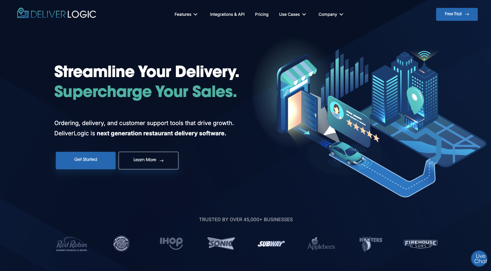 DeliverLogic Landing Page