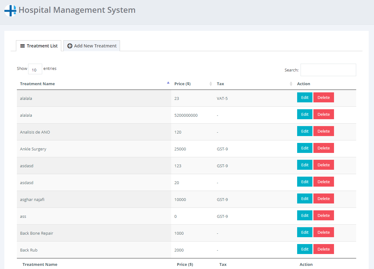 Hospital Management System