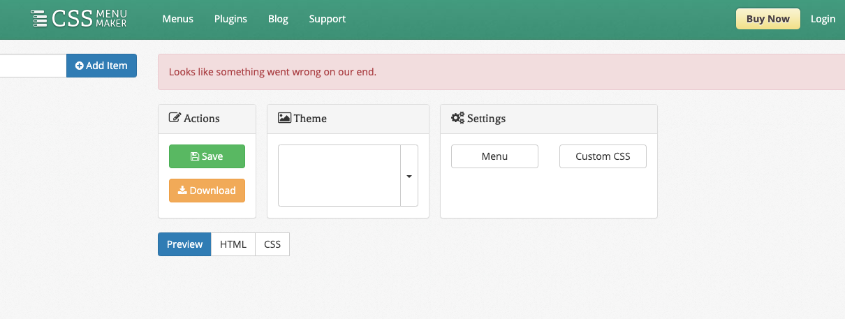 Image of CSS Menu Maker