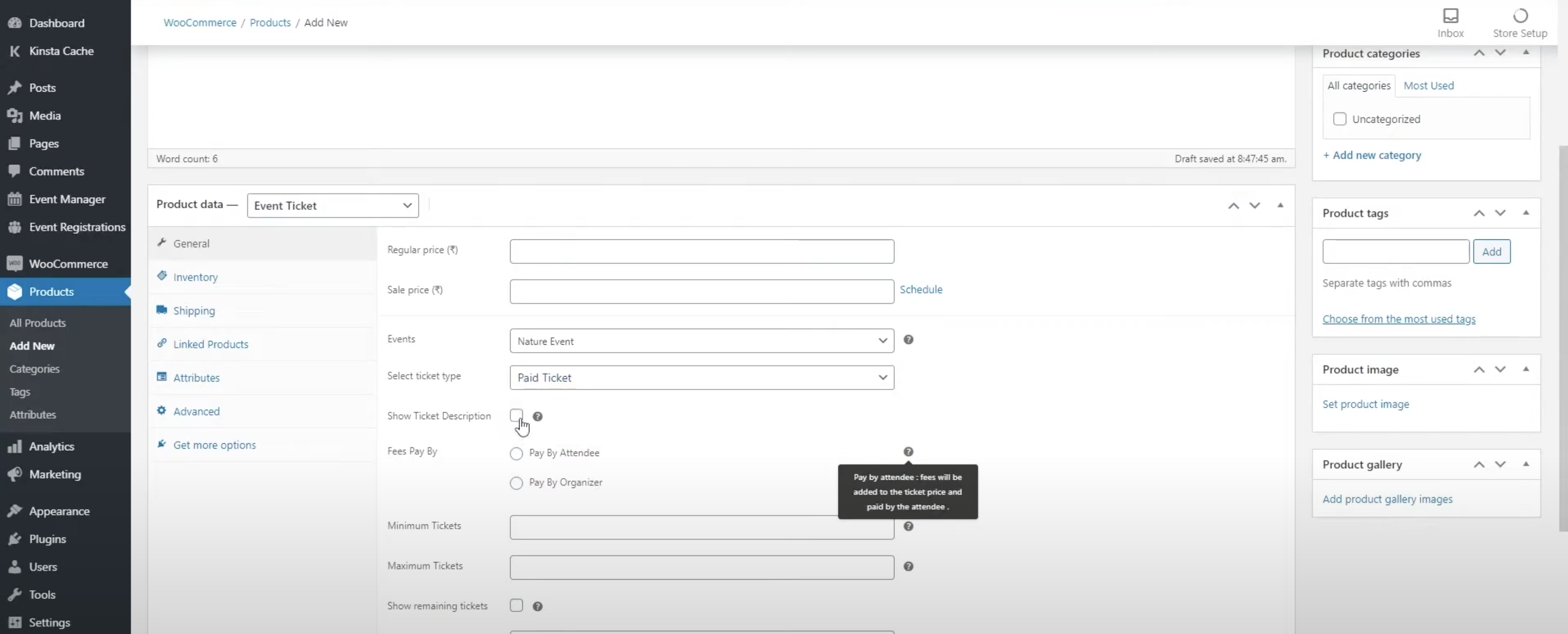 Image of WooCommerce Event Manager