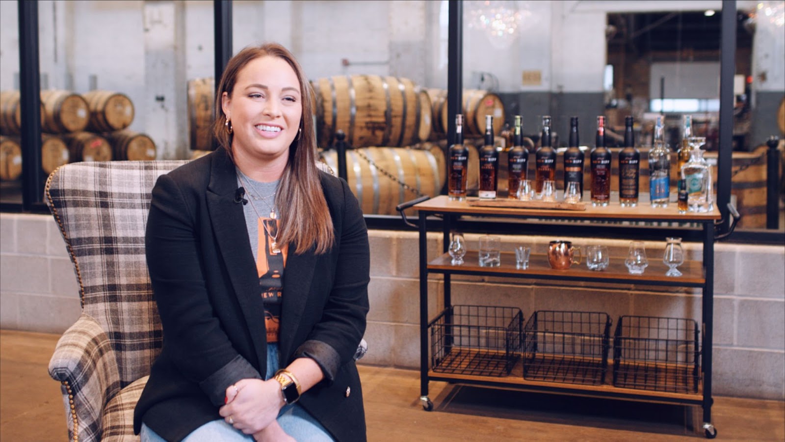 Aly Fossett, Single Barrel Program director at New Riff Distilling