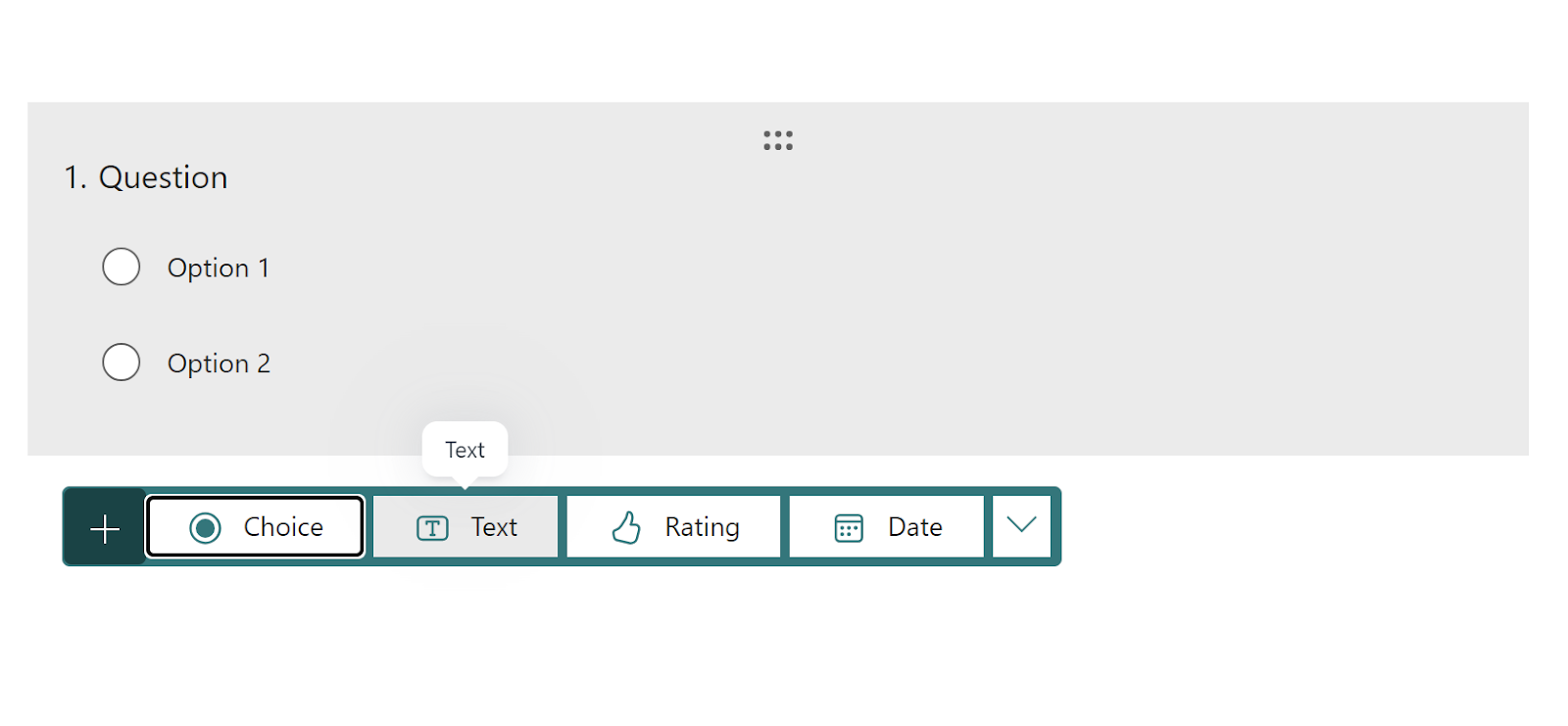 Screenshot of a Microsoft Form with the title "Untitled Form" with one two-option question and a green "+ add new" button