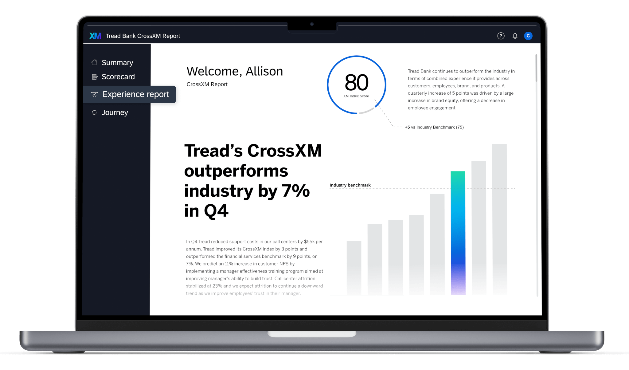 User Interface of Qualtrics