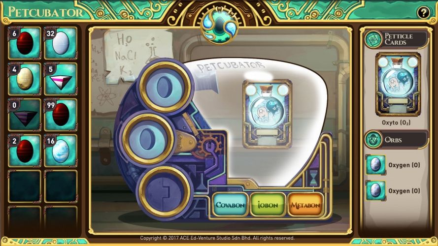 User Interface of ChemCaper