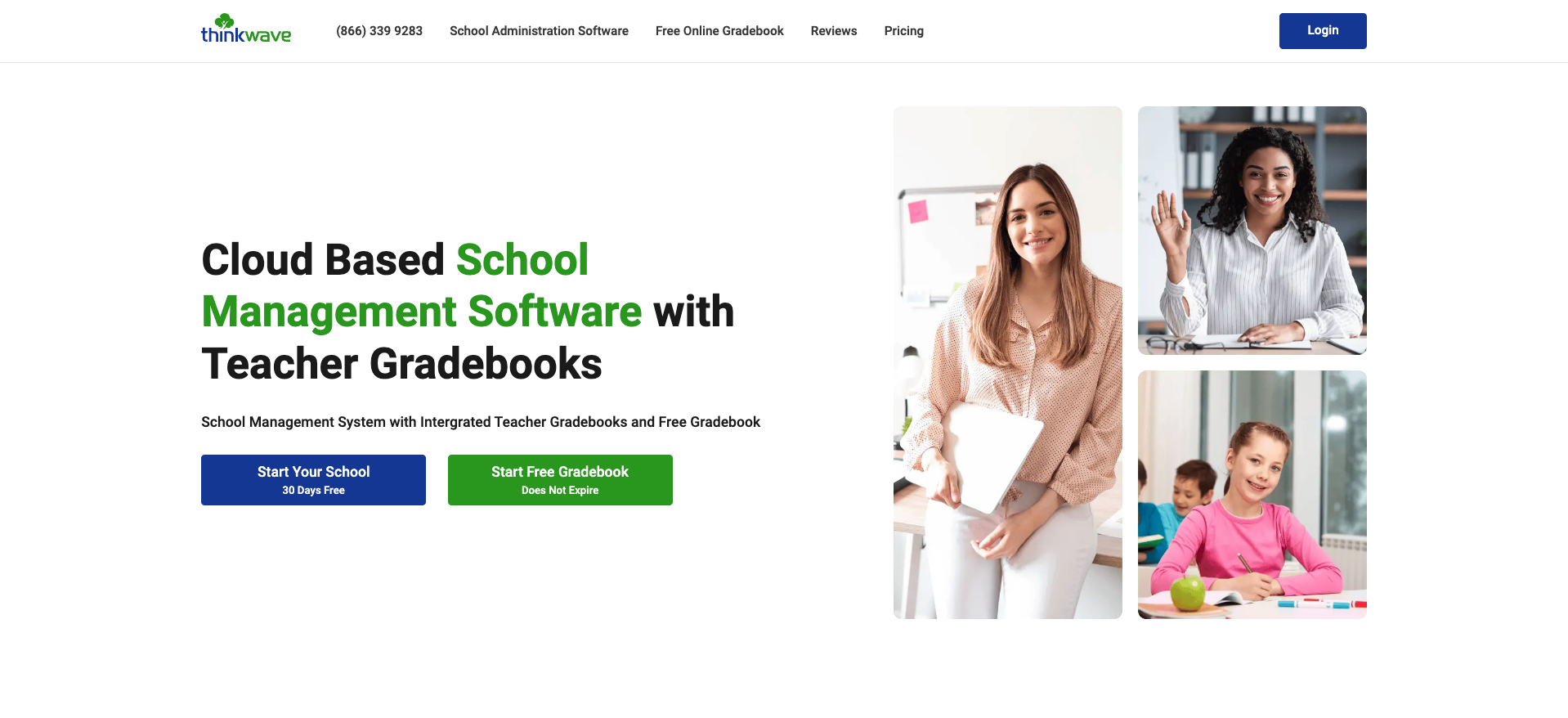 ThinkWave Educator Zielseite