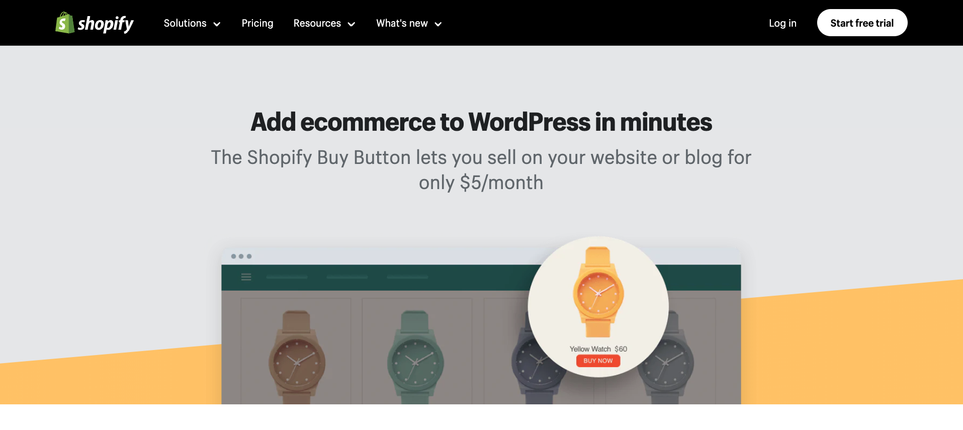 Shopify Buy Button plug-in for WordPress
