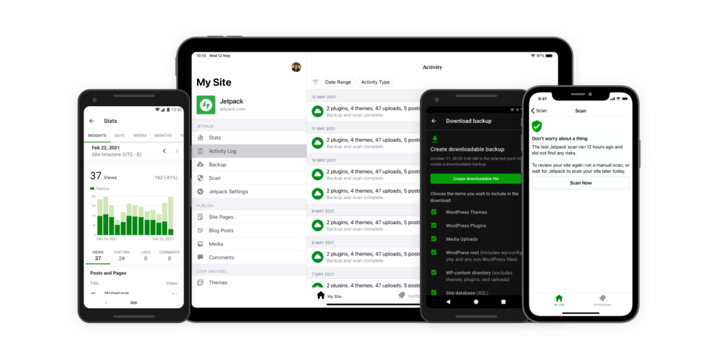 Jetpack CRM Mockup Images