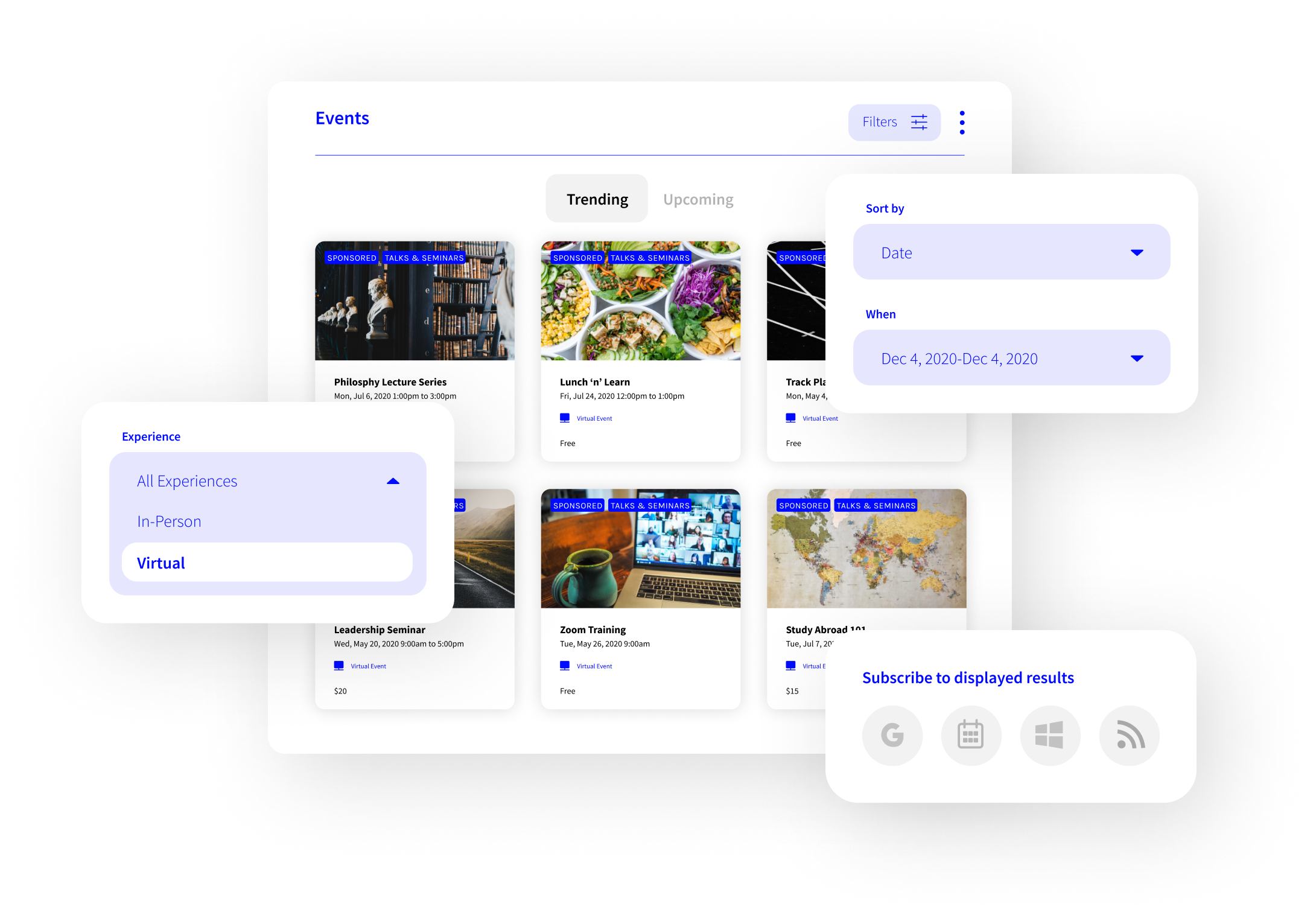 User Interface of Localist