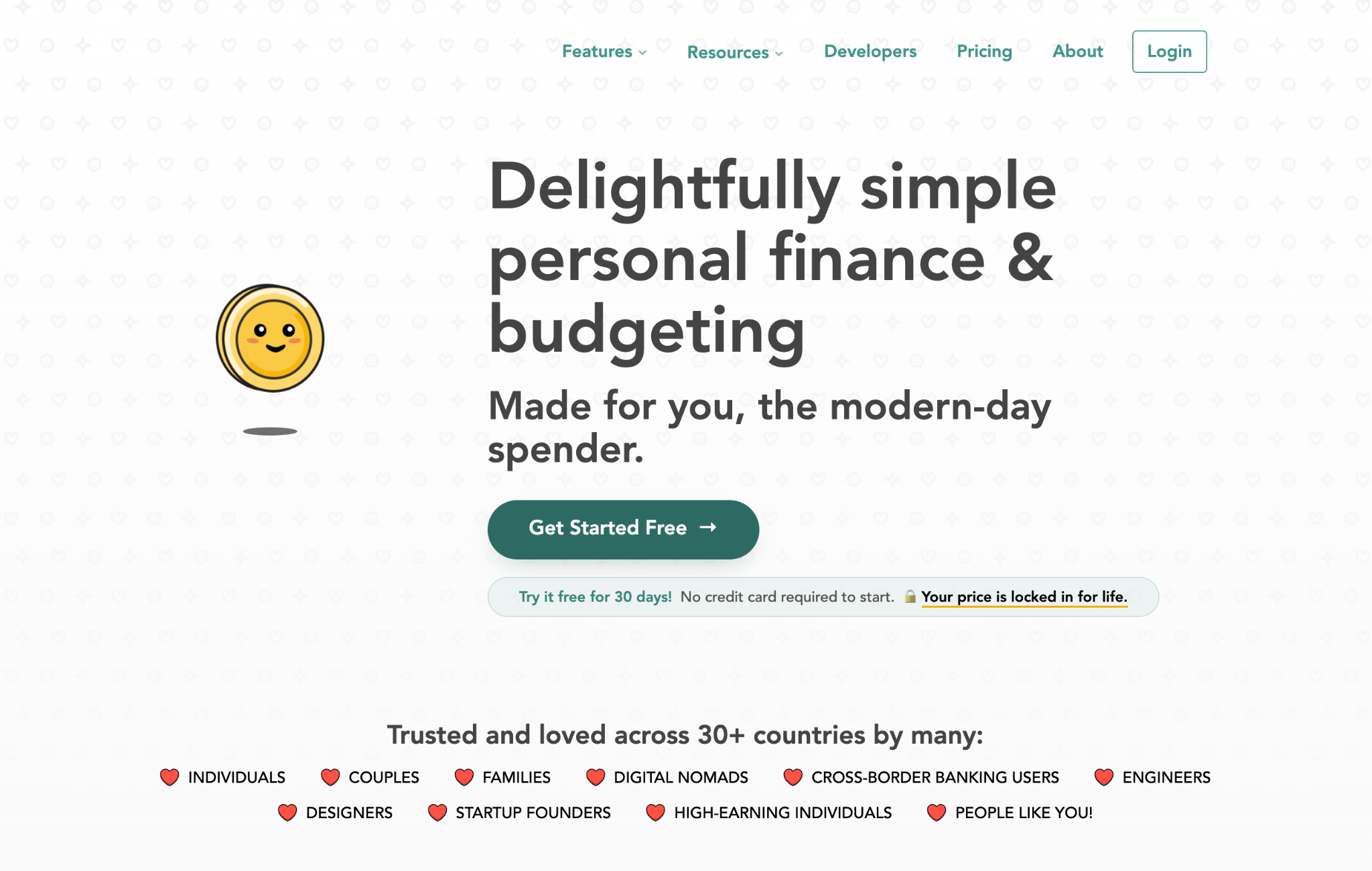 Lunch Money Landing Page