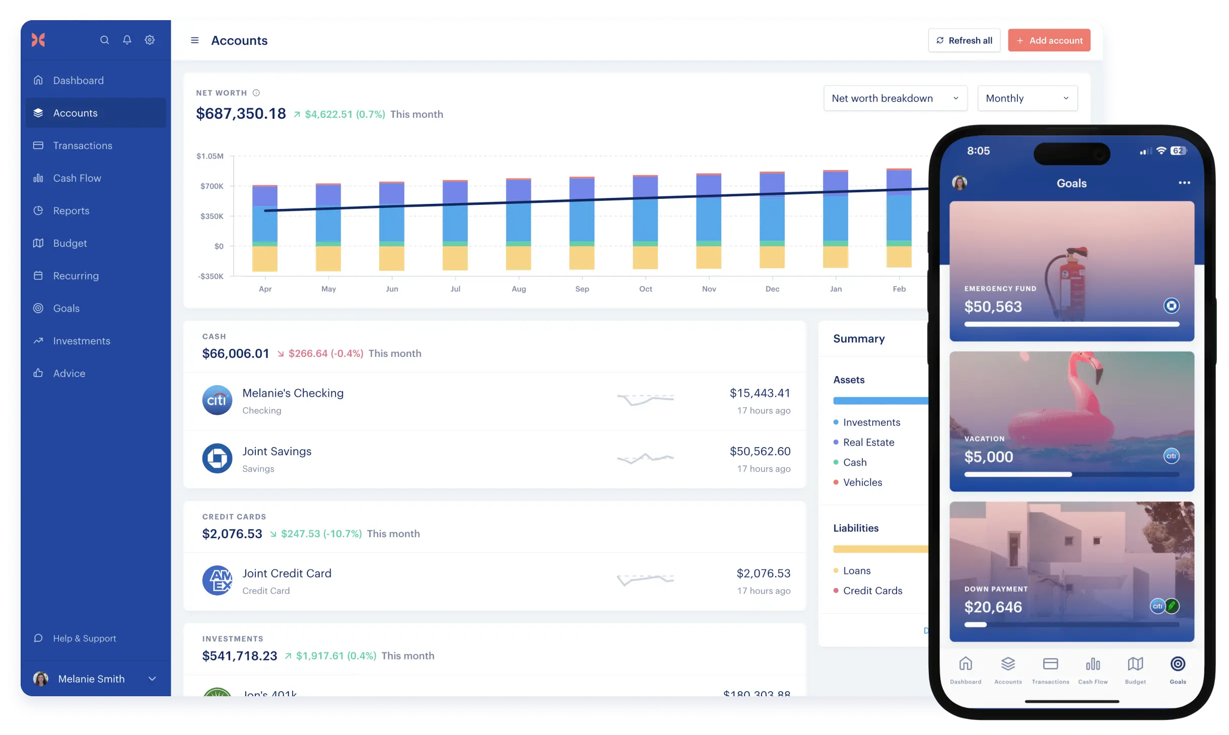 User Interface of Monarch