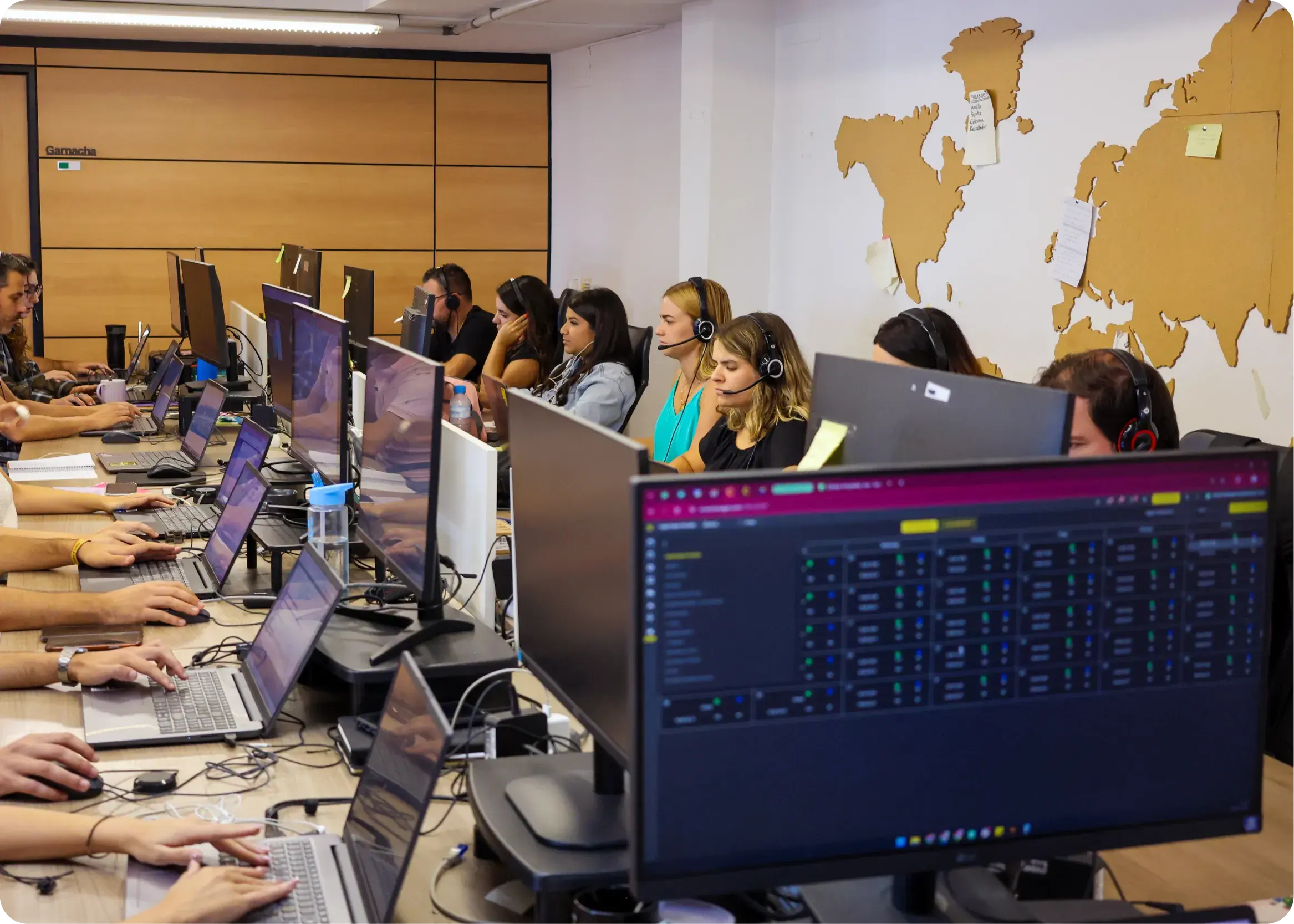 CoverManager Employees Working in an Office