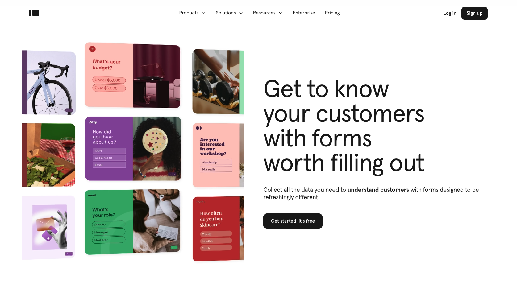 Typeform Landing Page