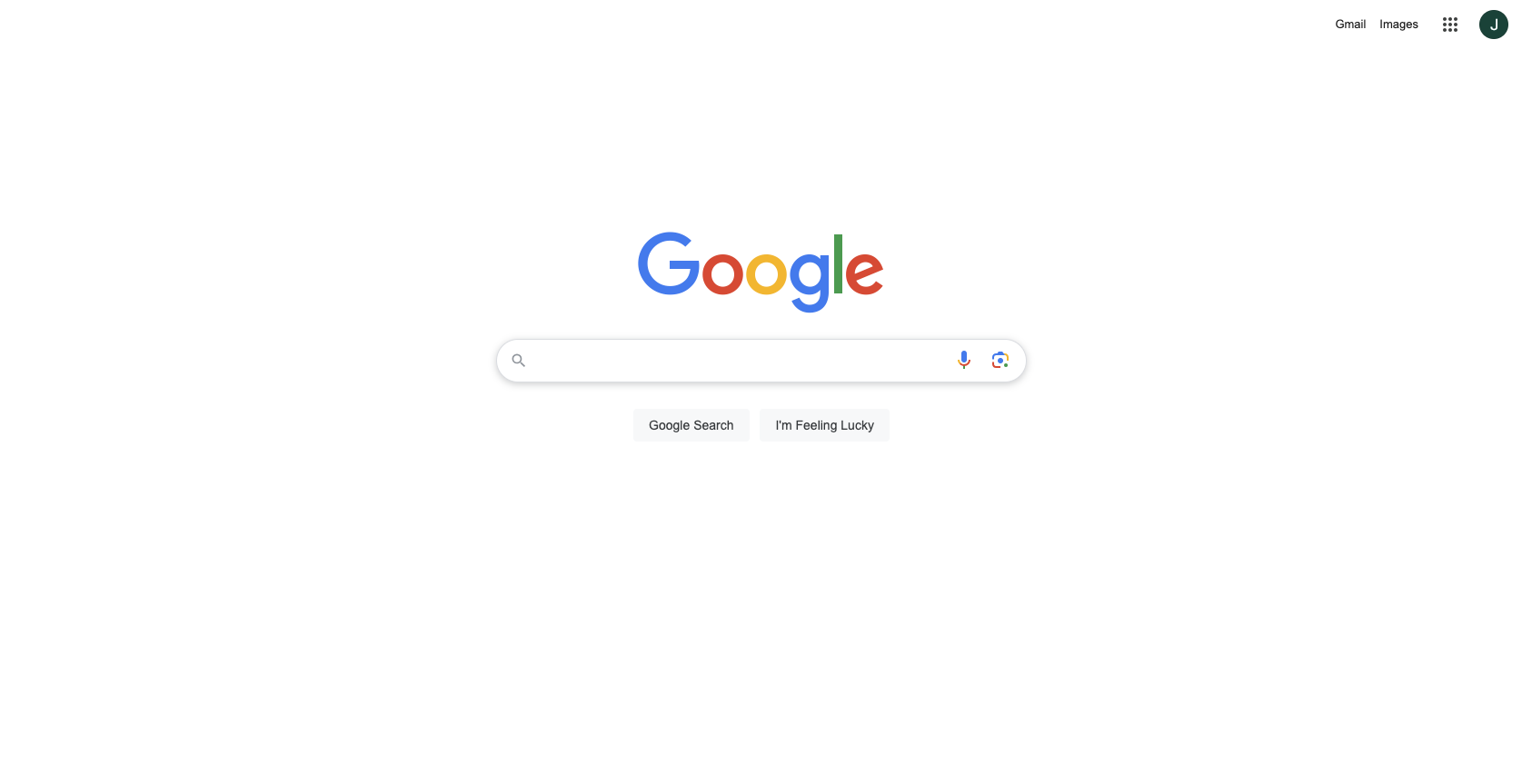 Google Landing Page